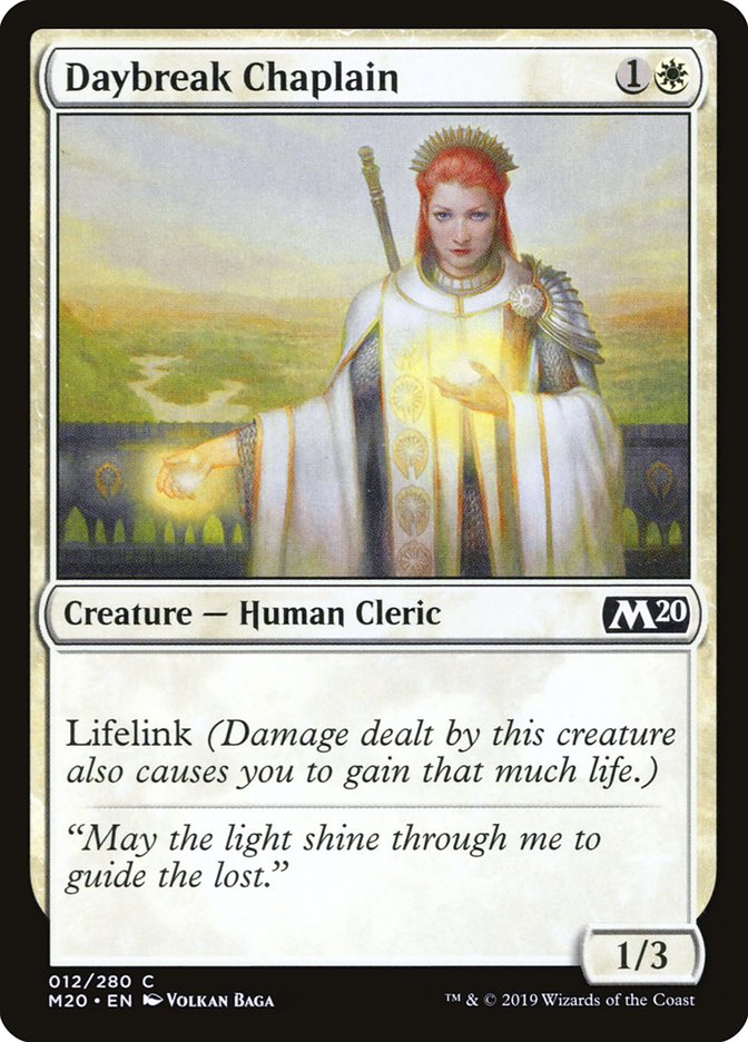 Daybreak Chaplain [Core Set 2020] | Odin's Place
