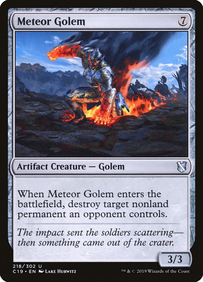 Meteor Golem [Commander 2019] | Odin's Place