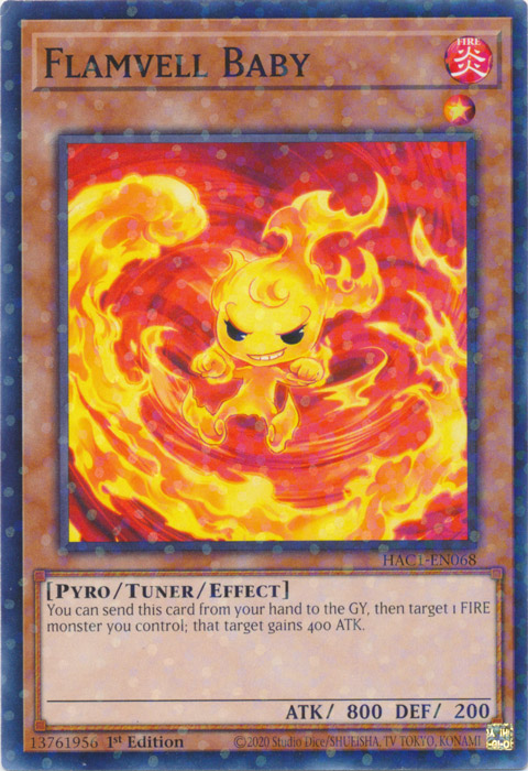 Flamvell Baby (Duel Terminal) [HAC1-EN068] Common | Odin's Place