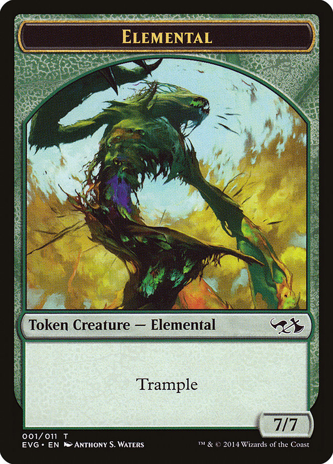 Elemental Token (1) (Elves vs. Goblins) [Duel Decks Anthology Tokens] | Odin's Place
