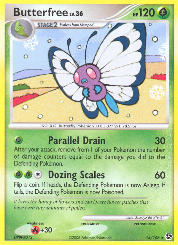 Butterfree (14/106) [Diamond & Pearl: Great Encounters] | Odin's Place