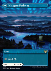 Hengegate Pathway // Mistgate Pathway (Borderless Alternate Art) [Kaldheim] | Odin's Place