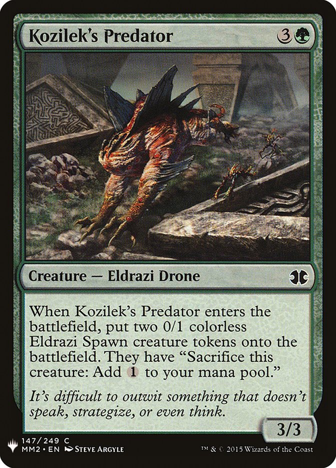 Kozilek's Predator [Mystery Booster] | Odin's Place