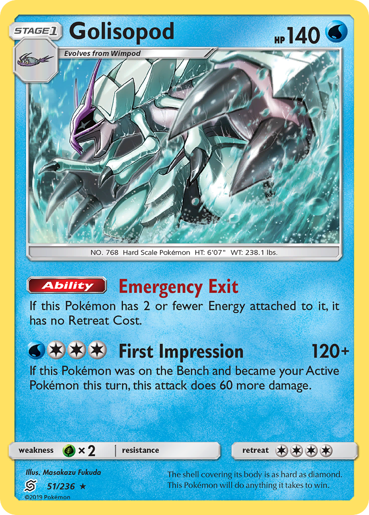 Golisopod (51/236) [Sun & Moon: Unified Minds] | Odin's Place
