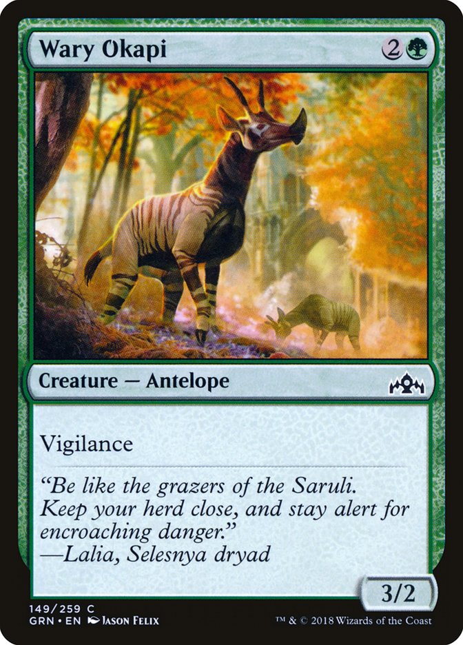 Wary Okapi (149) [Guilds of Ravnica] | Odin's Place