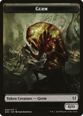 Faerie Rogue // Germ Double-Sided Token [Zendikar Rising Commander Tokens] | Odin's Place
