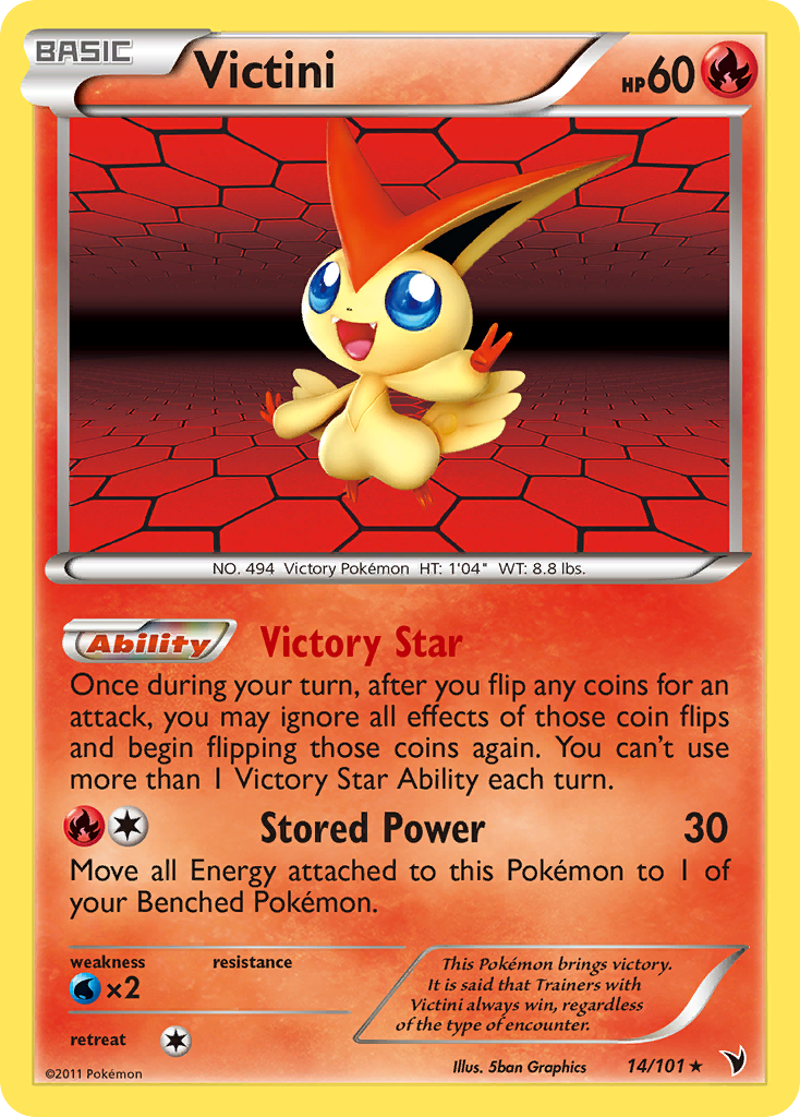 Victini (14/101) [Black & White: Noble Victories] | Odin's Place