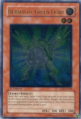 Herald of Green Light [EOJ-EN018] Ultimate Rare | Odin's Place