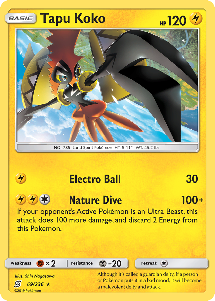 Tapu Koko (69/236) [Sun & Moon: Unified Minds] | Odin's Place