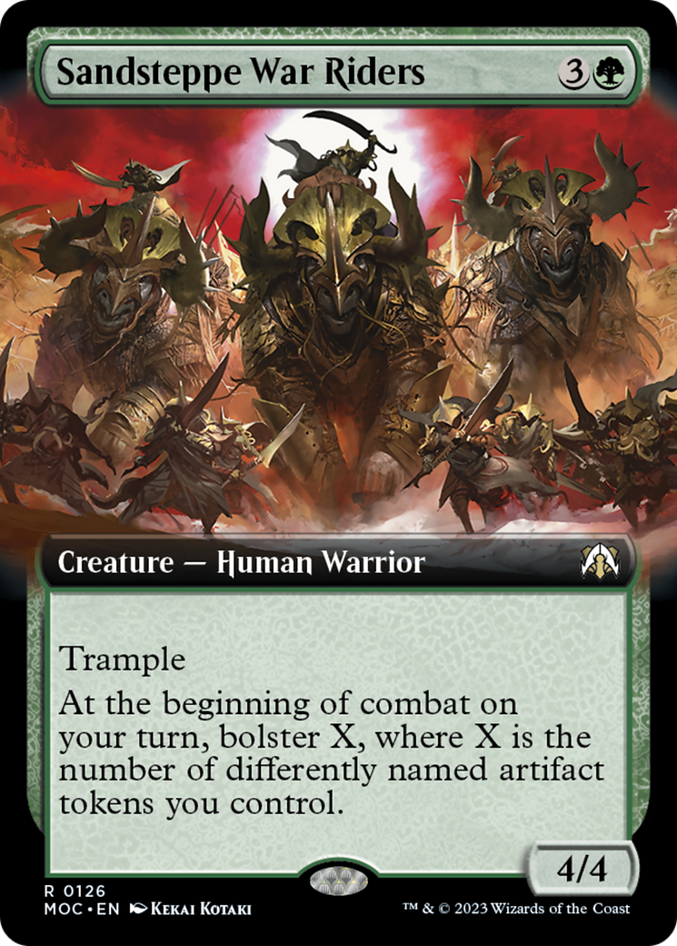 Sandsteppe War Riders (Extended Art) [March of the Machine Commander] | Odin's Place