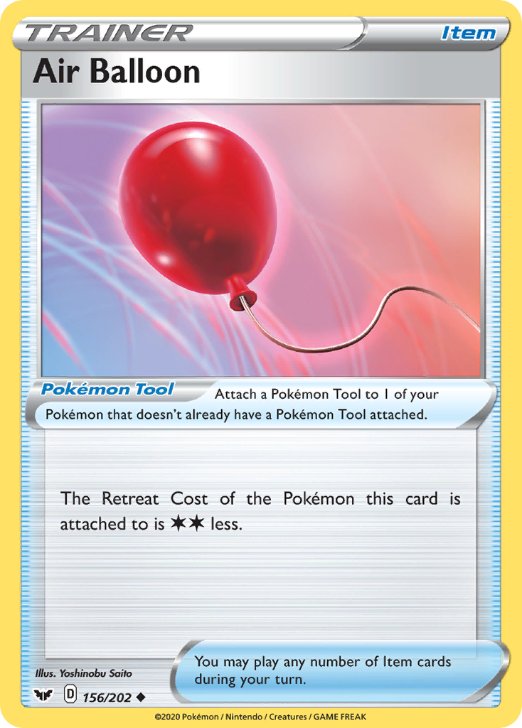 Air Balloon (156/202) [Sword & Shield: Base Set] | Odin's Place