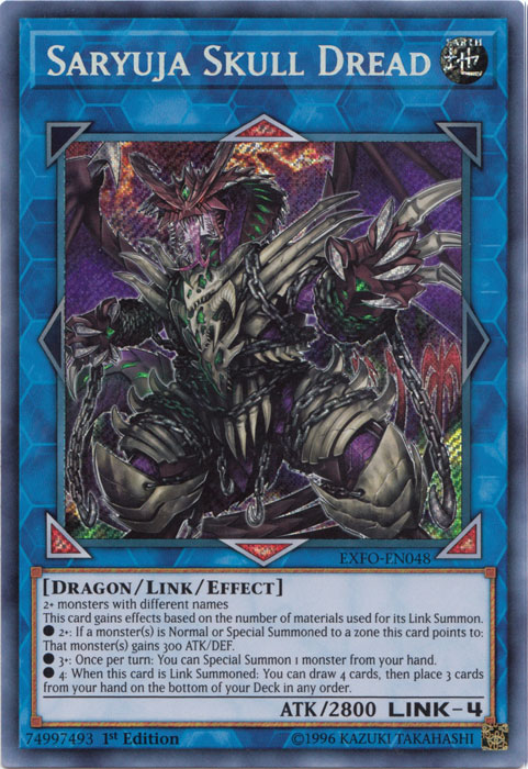 Saryuja Skull Dread [EXFO-EN048] Secret Rare | Odin's Place