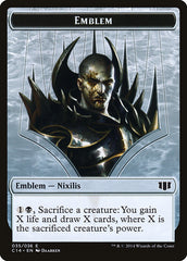 Ob Nixilis of the Black Oath Emblem // Zombie (016/036) Double-Sided Token [Commander 2014 Tokens] | Odin's Place