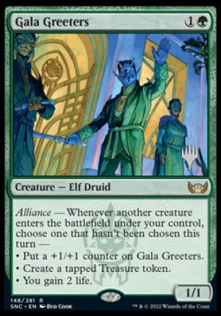 Gala Greeters (Promo Pack) [Streets of New Capenna Promos] | Odin's Place