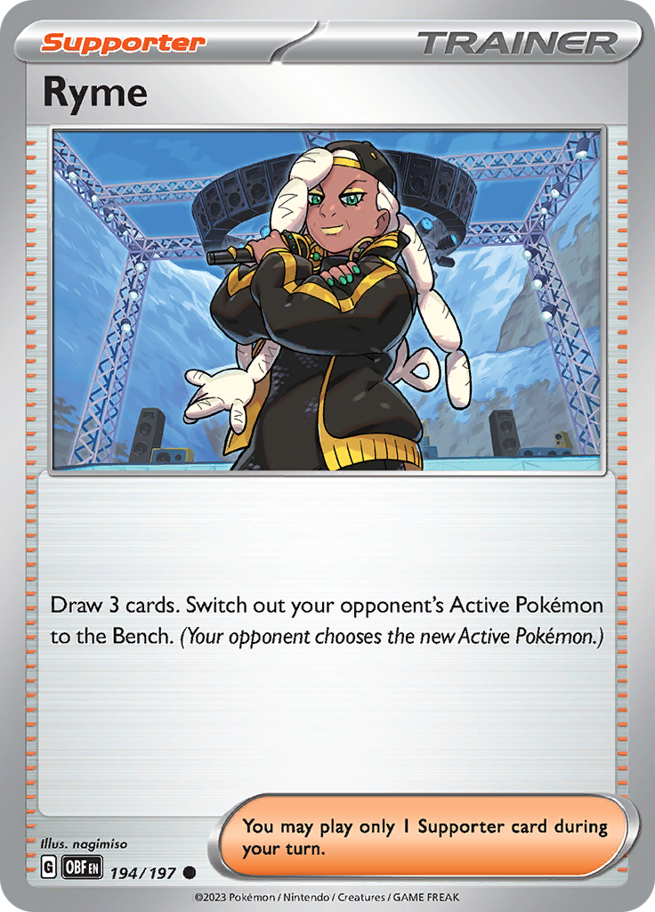 Ryme (194/197) [Scarlet & Violet: Obsidian Flames] | Odin's Place