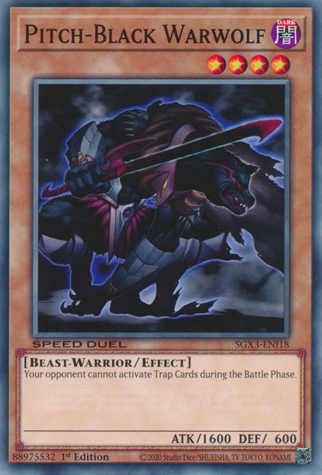 Pitch-Black Warwolf [SGX3-ENI18] Common | Odin's Place