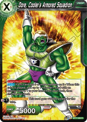 Dore, Cooler's Armored Squadron (BT17-063) [Ultimate Squad] | Odin's Place