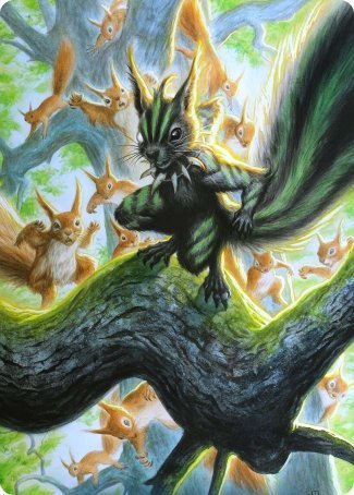 Chatterfang, Squirrel General Art Card (67) [Modern Horizons 2 Art Series] | Odin's Place