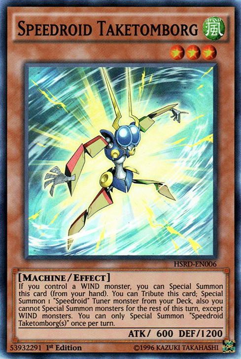 Speedroid Taketomborg [HSRD-EN006] Super Rare | Odin's Place