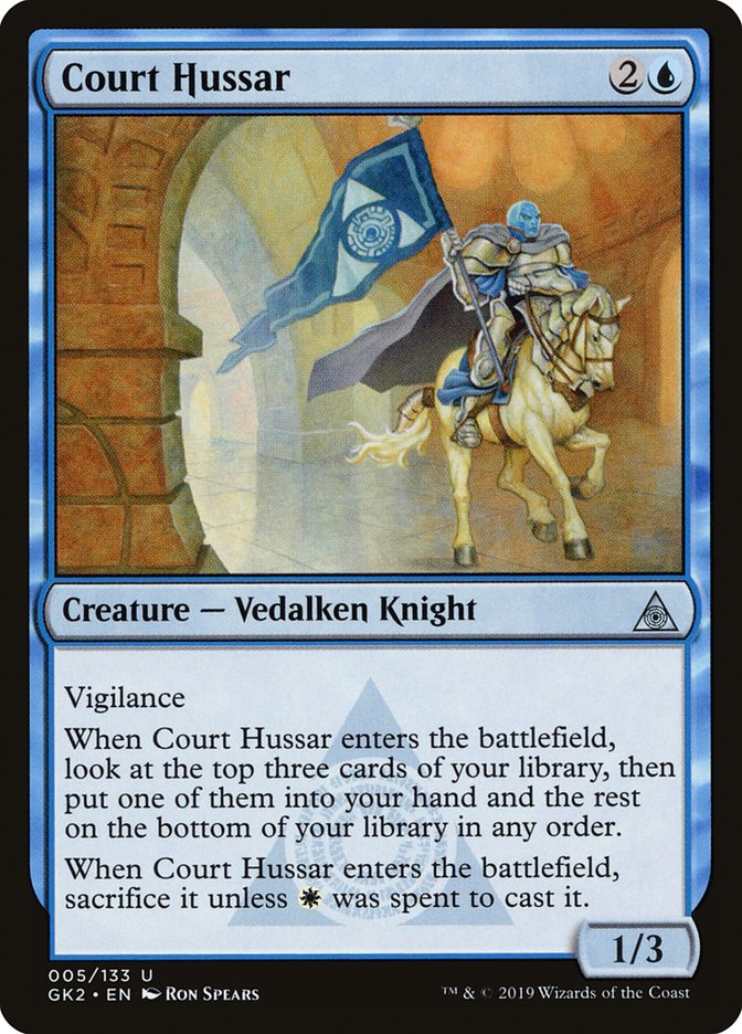 Court Hussar (5) [Ravnica Allegiance Guild Kit] | Odin's Place