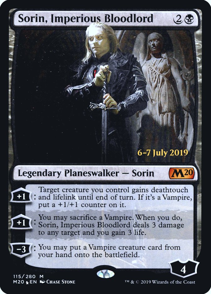 Sorin, Imperious Bloodlord [Core Set 2020 Prerelease Promos] | Odin's Place