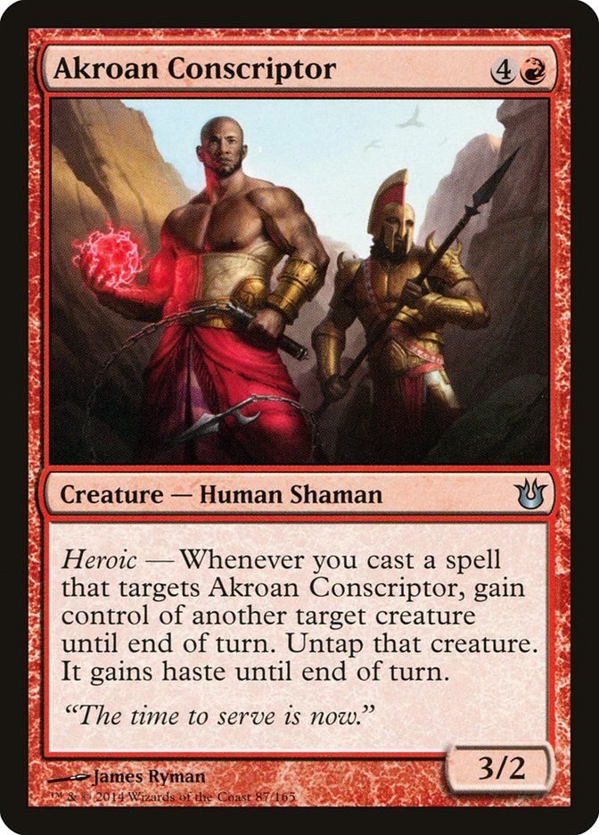 Akroan Conscriptor (87) [Born of the Gods] | Odin's Place
