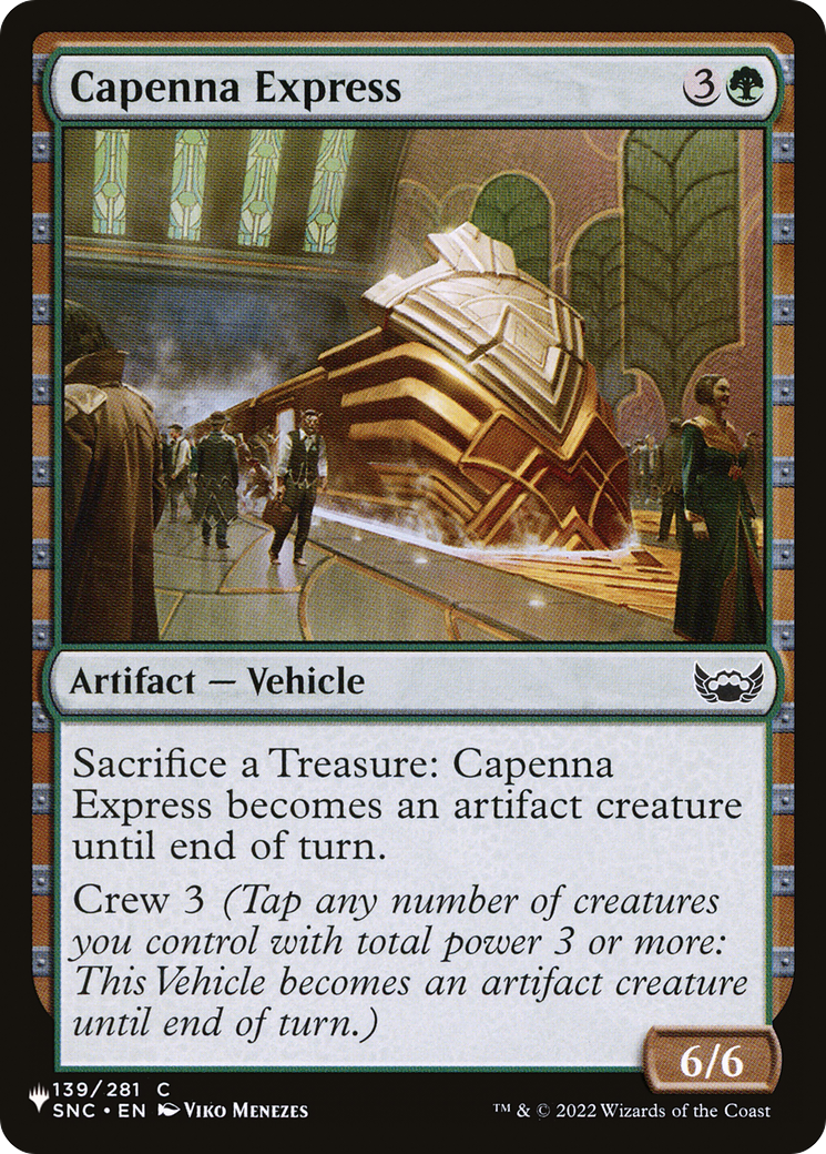 Capenna Express [The List] | Odin's Place