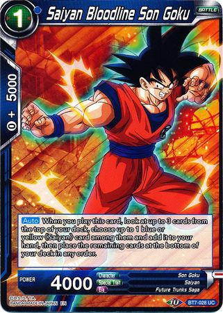 Saiyan Bloodline Son Goku (BT7-028) [Assault of the Saiyans] | Odin's Place
