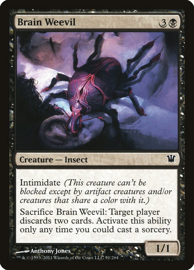 Brain Weevil (91) [Innistrad] | Odin's Place