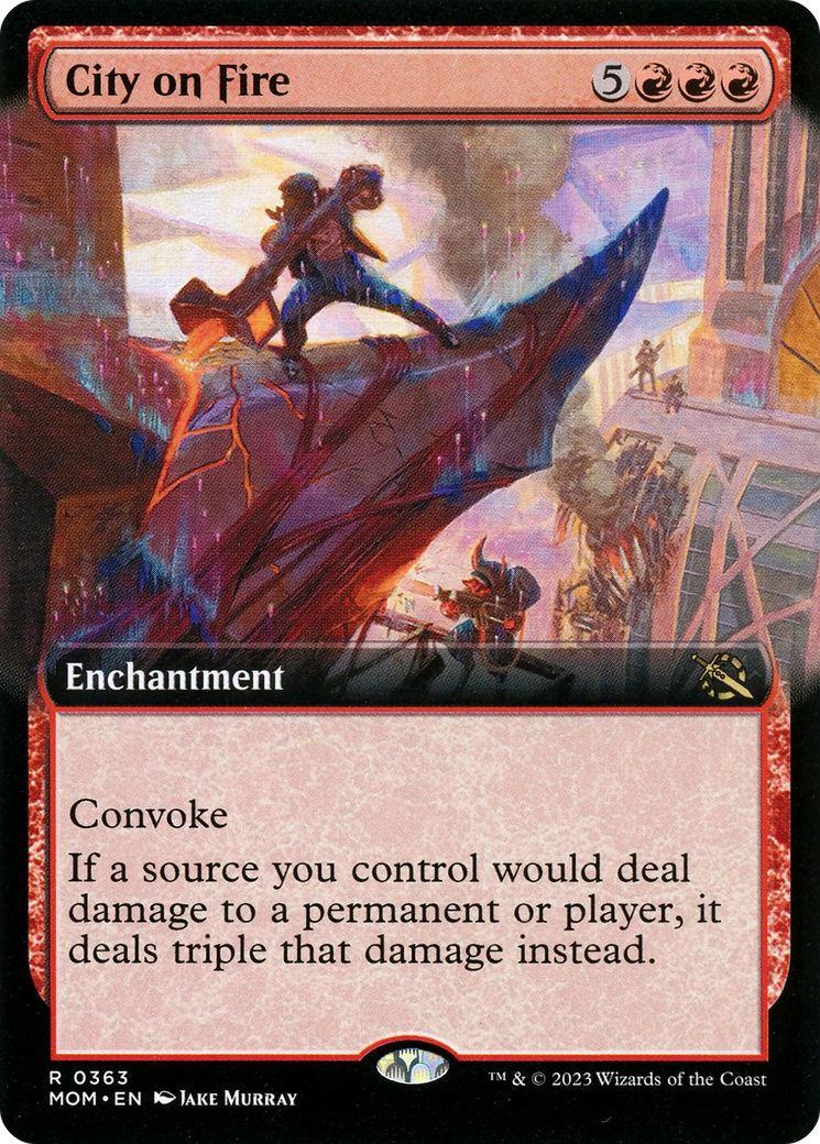 City on Fire (Extended Art) [March of the Machine] | Odin's Place