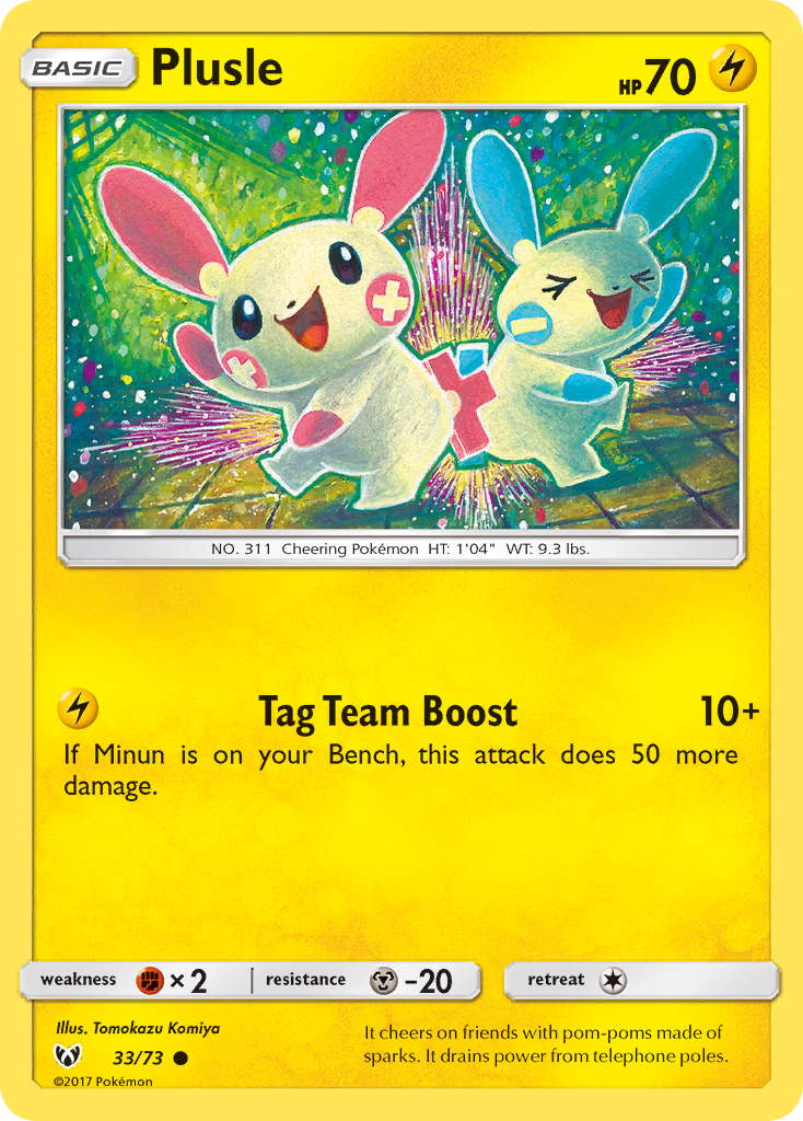 Plusle (33/73) [Sun & Moon: Shining Legends] | Odin's Place