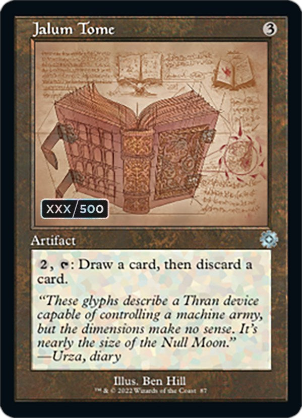 Jalum Tome (Retro Schematic) (Serialized) [The Brothers' War Retro Artifacts] | Odin's Place