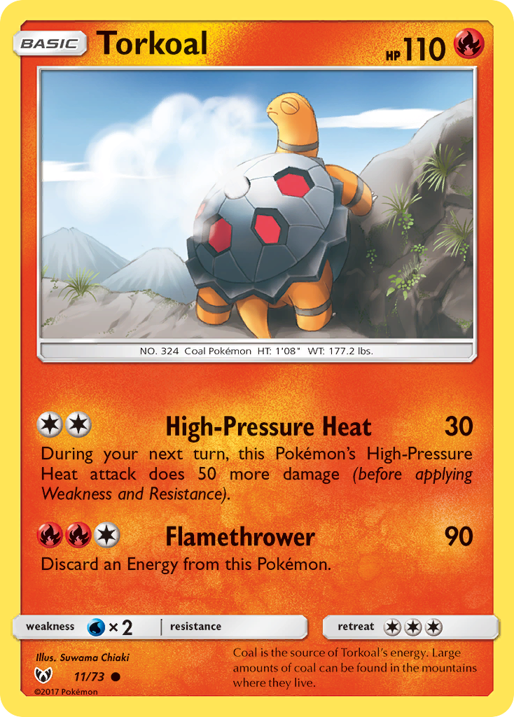 Torkoal (11/73) [Sun & Moon: Shining Legends] | Odin's Place