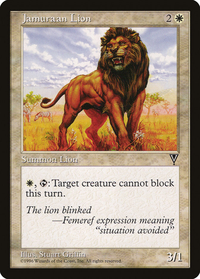Jamuraan Lion (10) [Visions] | Odin's Place