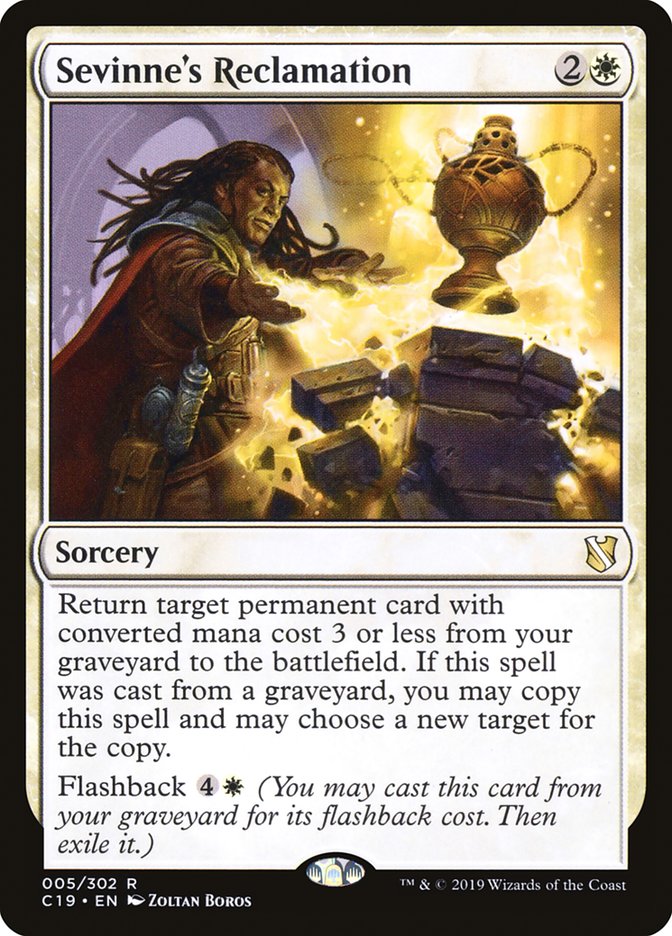 Sevinne's Reclamation [Commander 2019] | Odin's Place