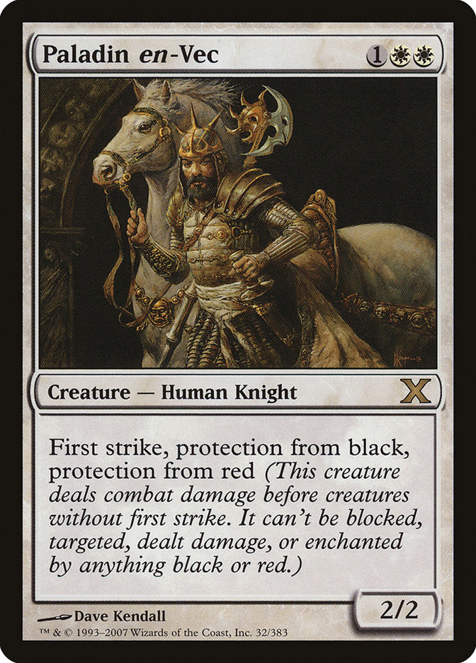 Paladin en-Vec (32) [Tenth Edition] | Odin's Place