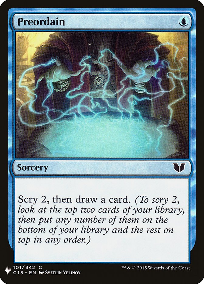 Preordain [Mystery Booster] | Odin's Place