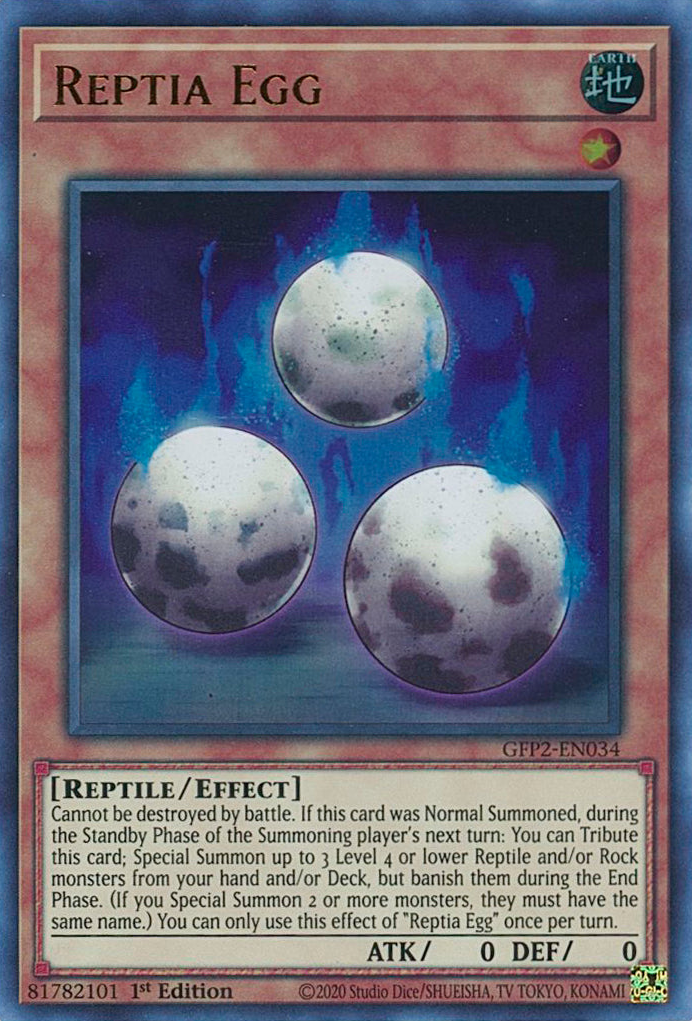 Reptia Egg [GFP2-EN034] Ultra Rare | Odin's Place