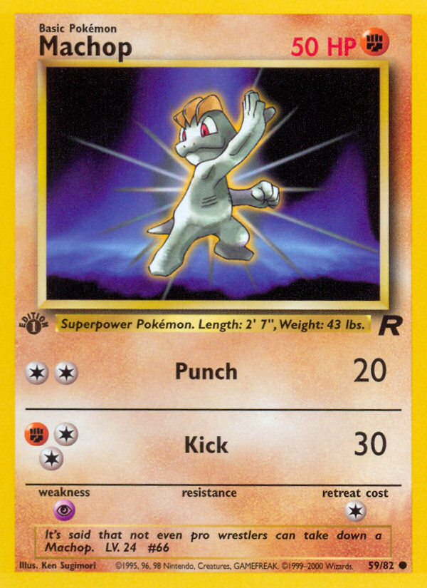 Machop (59/82) [Team Rocket 1st Edition] | Odin's Place