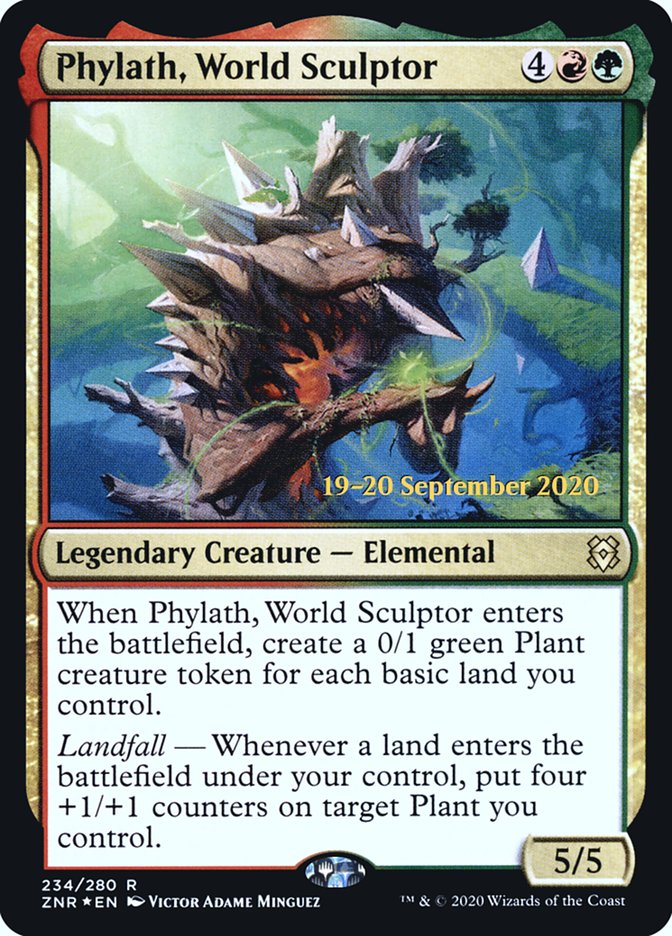 Phylath, World Sculptor [Zendikar Rising Prerelease Promos] | Odin's Place