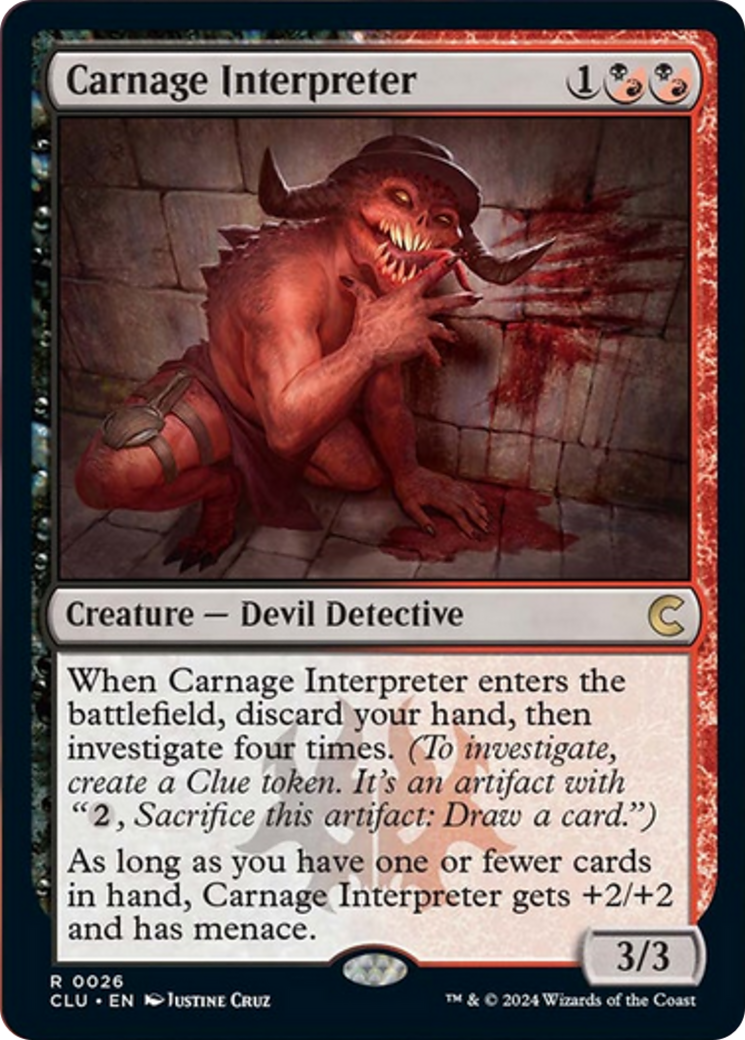Carnage Interpreter [Ravnica: Clue Edition] | Odin's Place