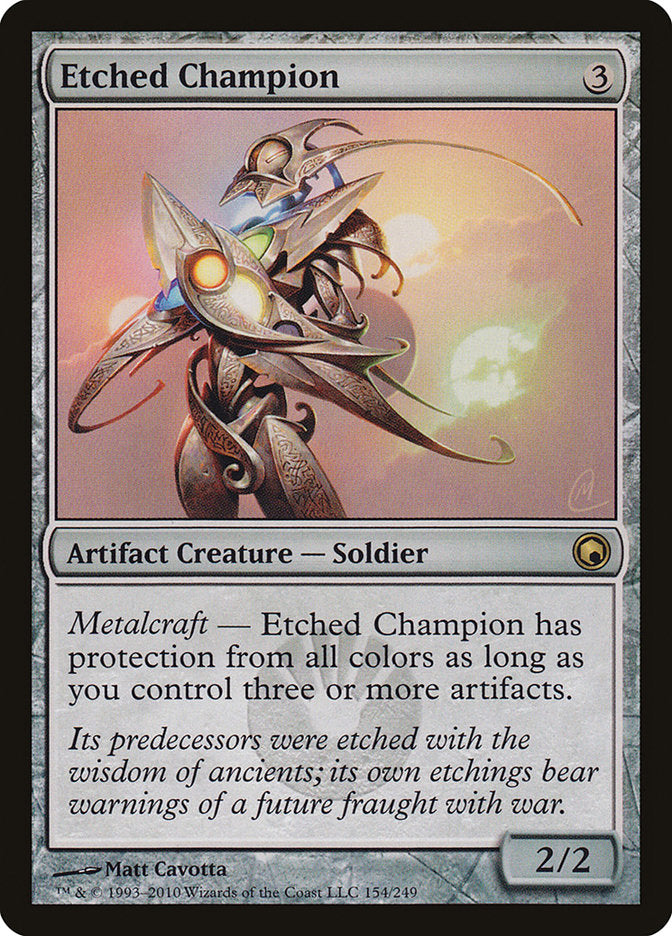 Etched Champion (154) [Scars of Mirrodin] | Odin's Place