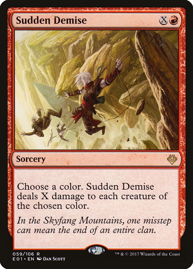 Sudden Demise (59) [Archenemy: Nicol Bolas] | Odin's Place