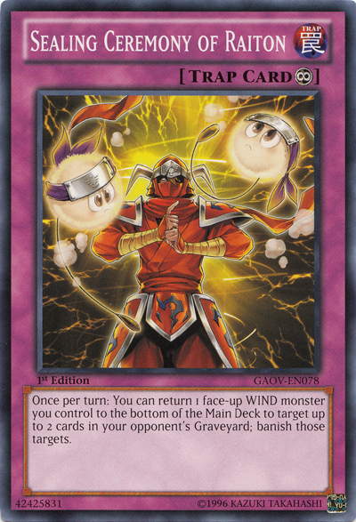 Sealing Ceremony of Raiton [GAOV-EN078] Common | Odin's Place