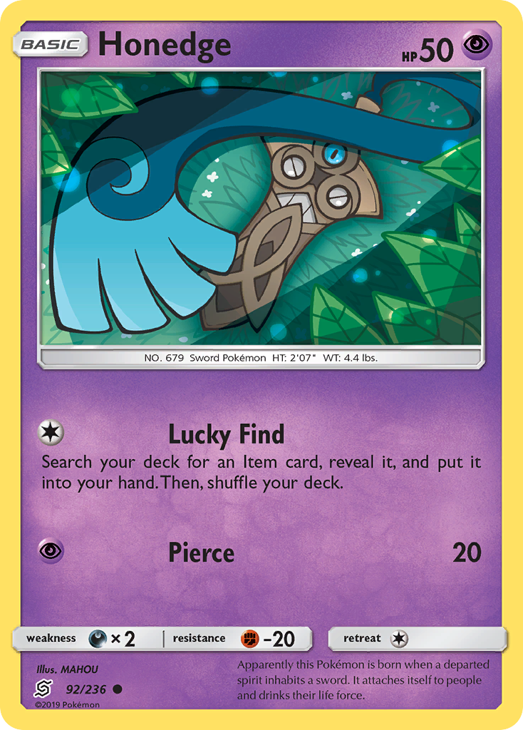 Honedge (92/236) [Sun & Moon: Unified Minds] | Odin's Place