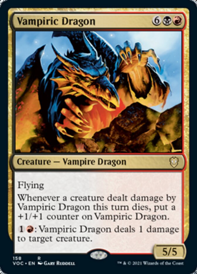 Vampiric Dragon [Innistrad: Crimson Vow Commander] | Odin's Place