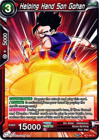 Helping Hand Son Gohan (BT7-007) [Assault of the Saiyans] | Odin's Place