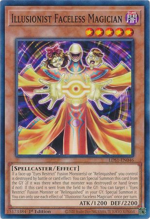 Illusionist Faceless Magician [LDS1-EN046] Common | Odin's Place