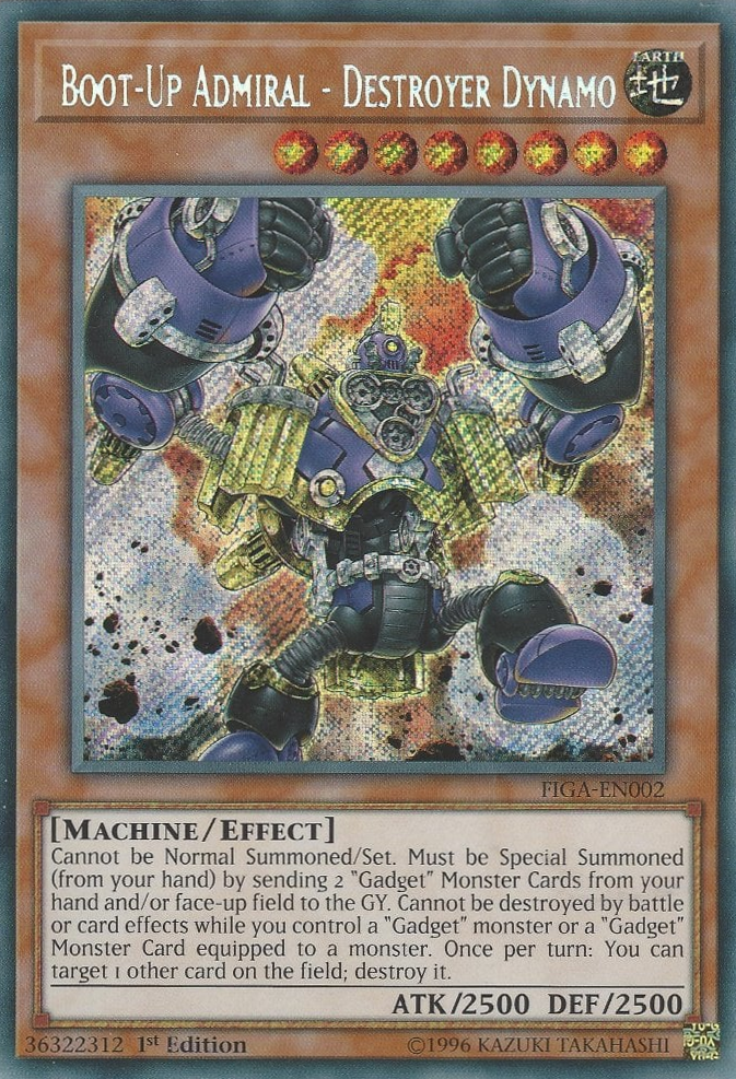 Boot-Up Admiral - Destroyer Dynamo [FIGA-EN002] Secret Rare | Odin's Place