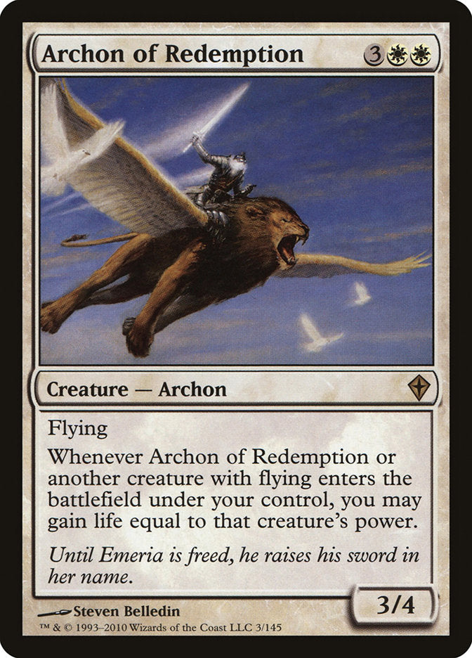 Archon of Redemption (3) [Worldwake] | Odin's Place